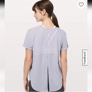 Lululemon tieback tee